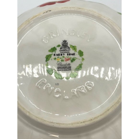 Vintage Lidded Buffet Server "Party Time Charlotte"  by Grindley made in England - Picture 4 of 4